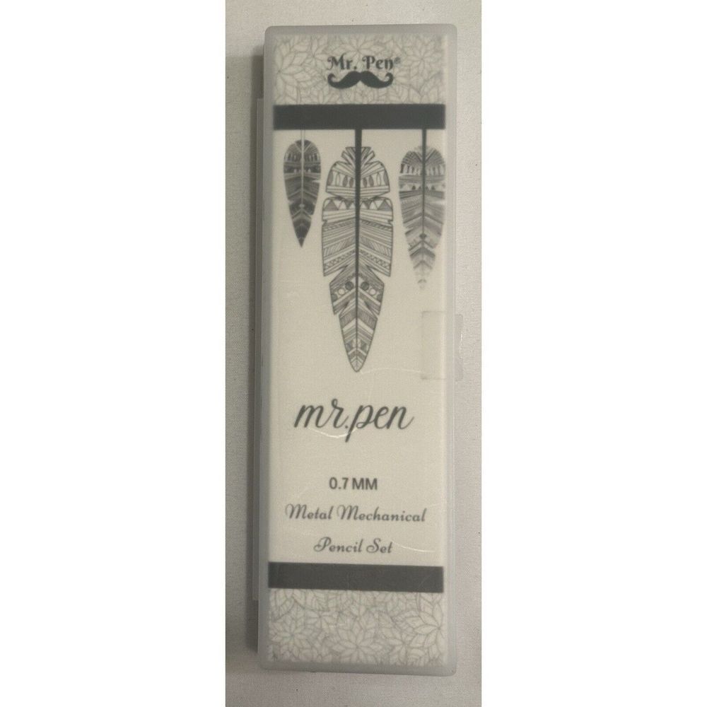 Mr Pen Metal Mechanical Pencil with Refill Set 0.7mm NEW